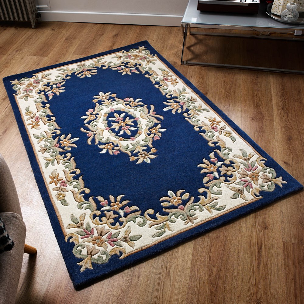 Royal Aubusson rugs in Blue